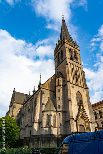 Church of Saint Procopius, Zizkov Prague in Czech Republic. © alzamu79