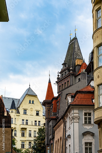 Jewish district Josefov of Prague in Czech Republic.