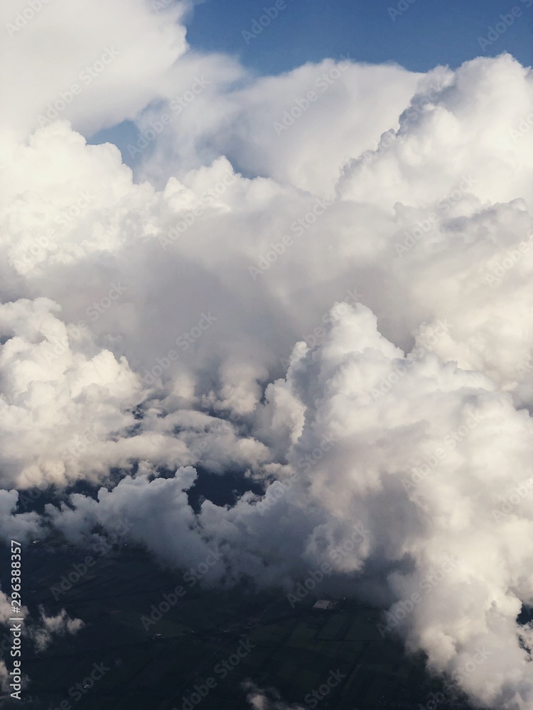 Aerial view of cloudscape Aerial view of cloudscape