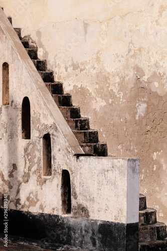 Exterior of building and steps