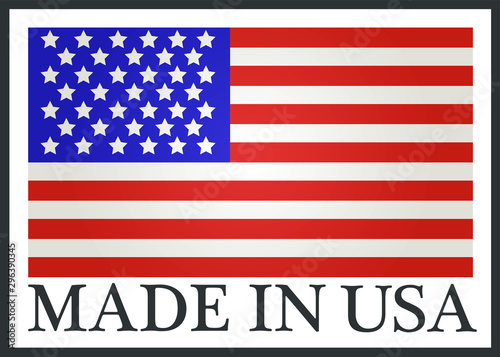 flag of united states of america made in usa