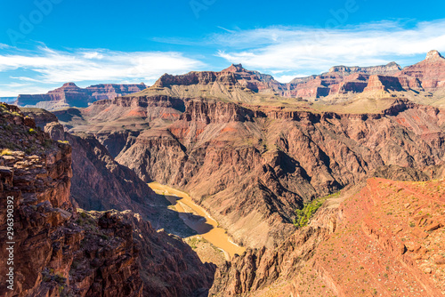 View at the Colorado River from the South Kaibab Hiking Trail, Grand Canyon, Arizona/USA
