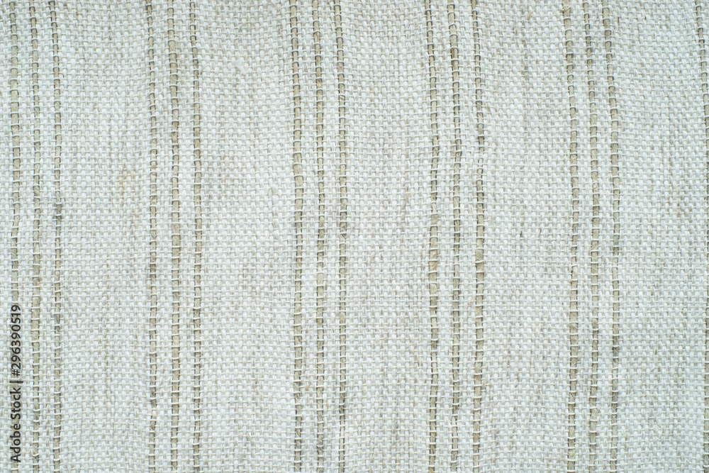 Hand woven fabric texture background, linen and paper