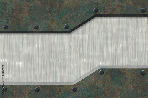 Abstract Metal textured Ind...