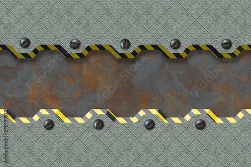 Abstract Metal textured Ind...