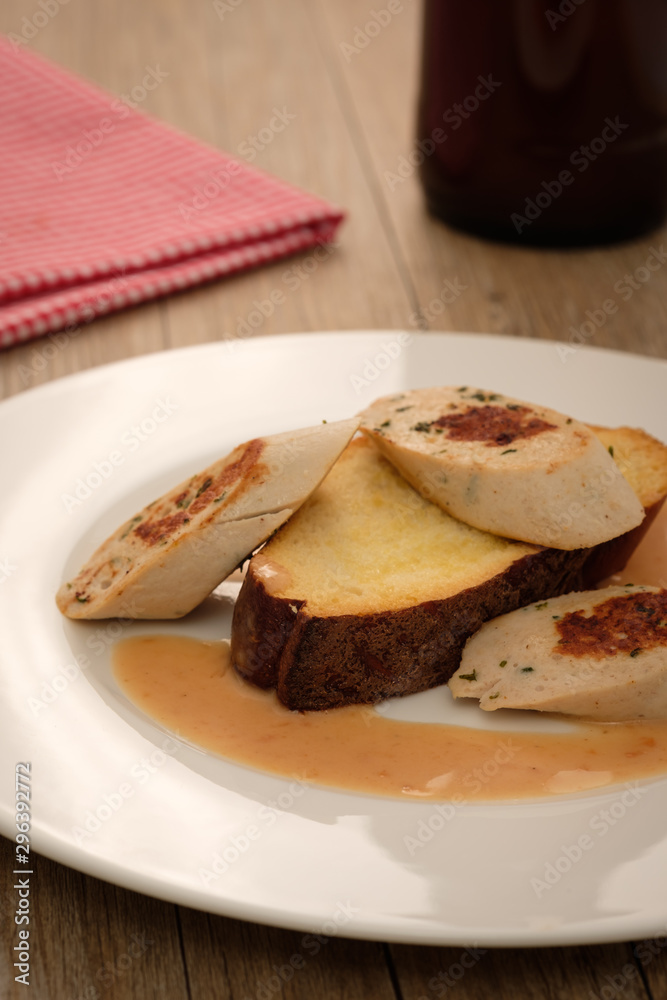 Weiwurst gebraten Weiwurst gebraten