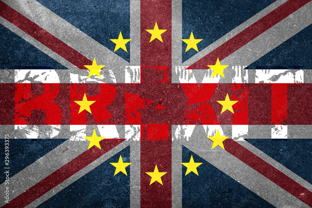 Fototapeta premium Brexit Konzept - Großbritannien verlässt die Europäische Union