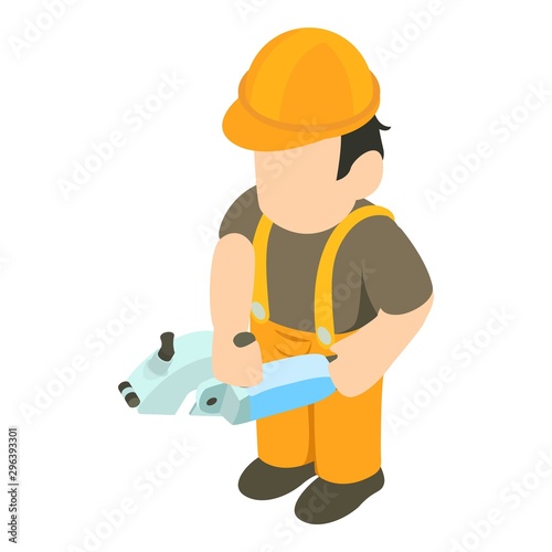 Joiner icon. Isometric illustration of joiner vector icon for web