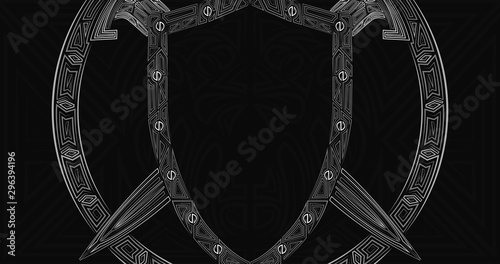 Warcraft Alliance Emblem, Warcraft Reforeged crest, World of Warcraft logo, Lordaeron symbol