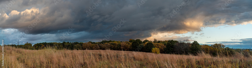 Grey Cloud Dunes passing storm