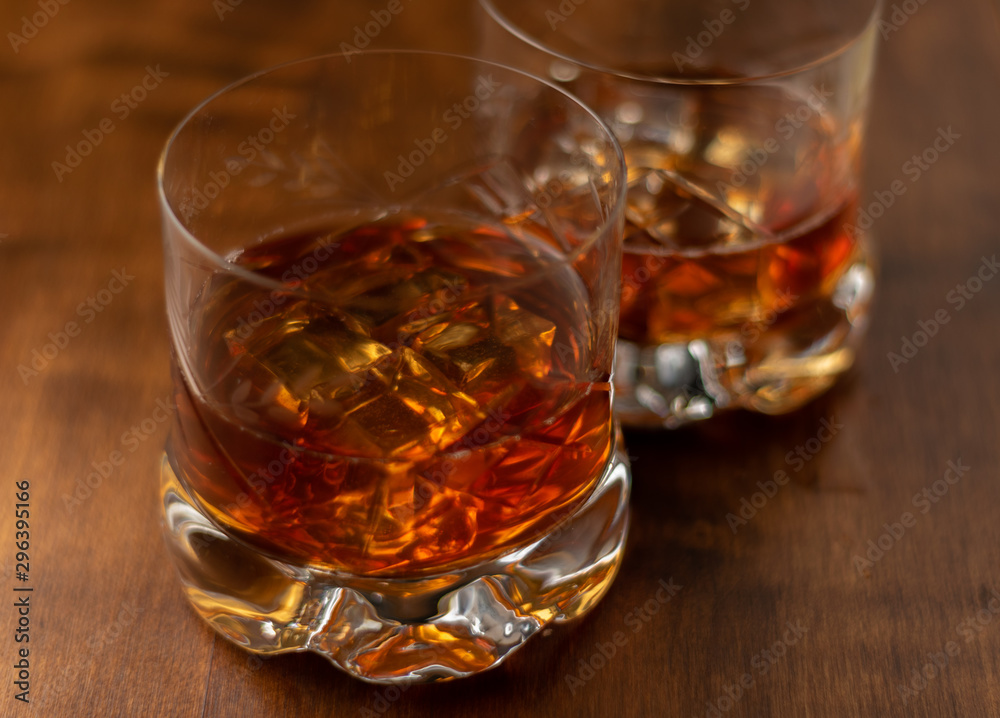 Two glasses of whisky Two glasses of whisky
