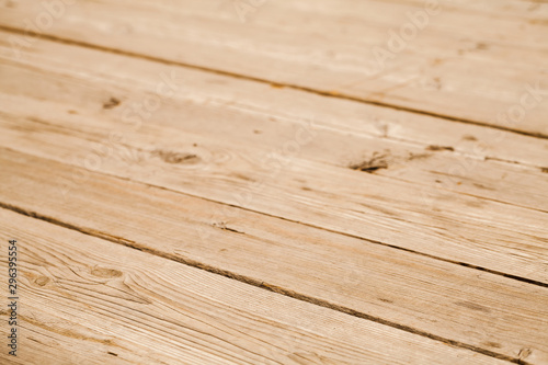 Natural wooden floor background photo