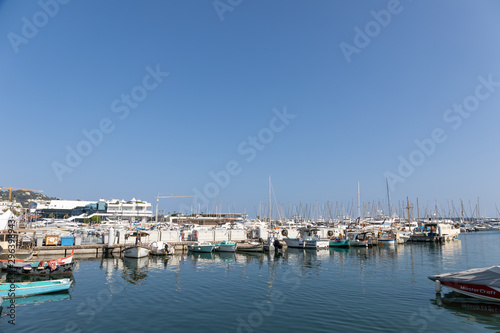 03 SEP 2019 - Cannes, Alpes-Maritimes, France - The port