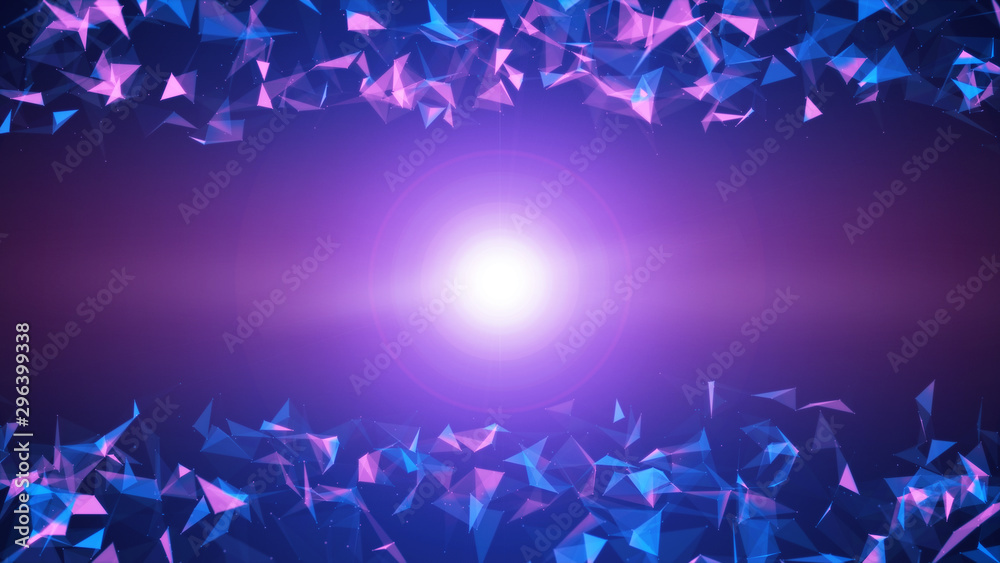 Abstract background motion transformation of empty copy space with plexus pattern of future innovation technology digital business concept with line network for decentralize communication connection Abstract background motion transformation of empty copy space with plexus pattern of future innovation technology digital business concept with line network for decentralize communication connection