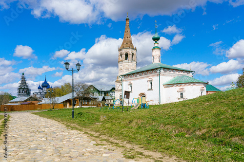 Terrtory of the Kremlin of Suzdal, a well preserved old Russian town-museum. A member of the Golden ring of Russia