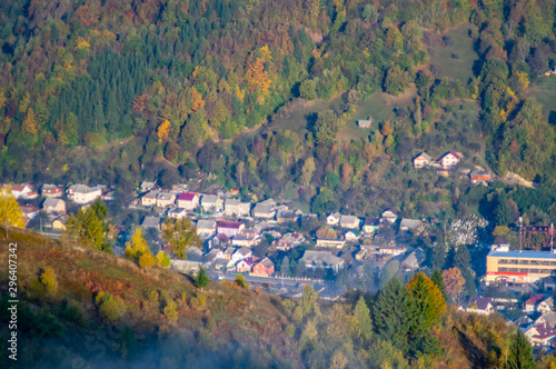 Village in the mountains in autumn © onyx124