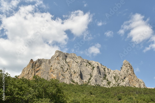 landscape with mountains