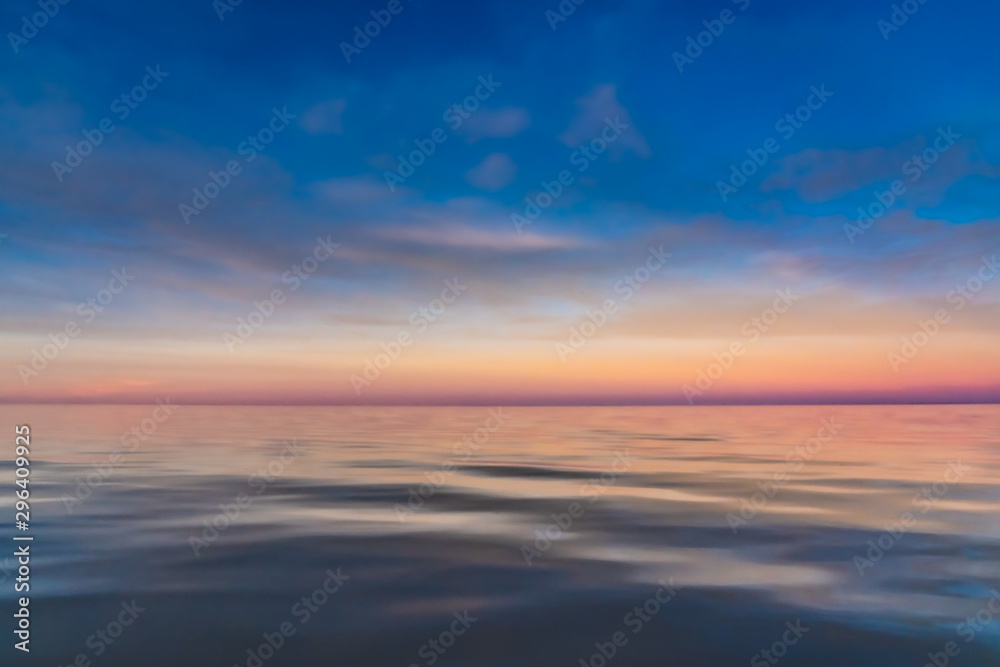 Peaceful serenity in calm pastel waters Peaceful serenity in calm pastel waters