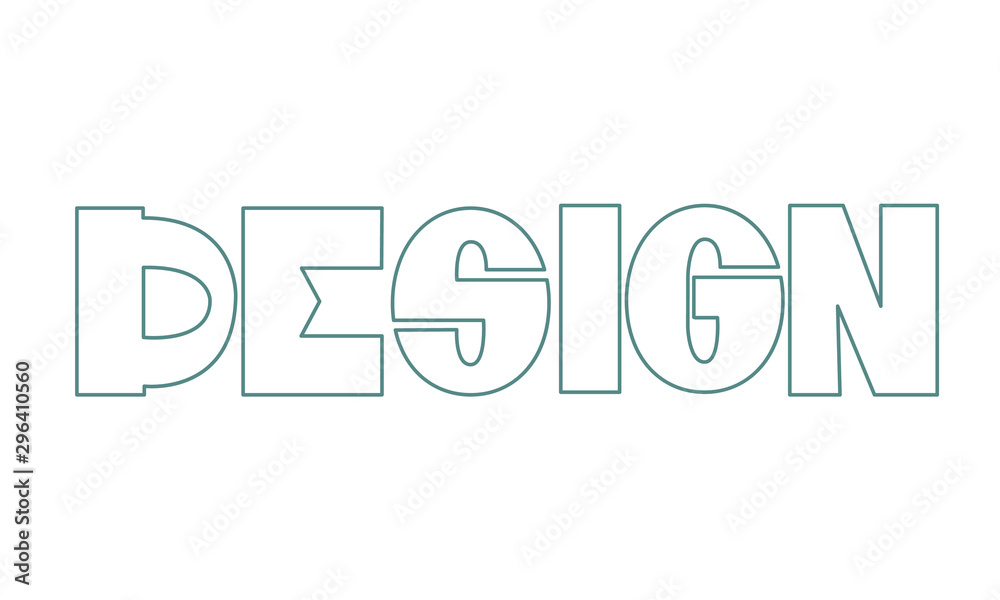 design lettering vector illustration isolated design lettering vector illustration isolated