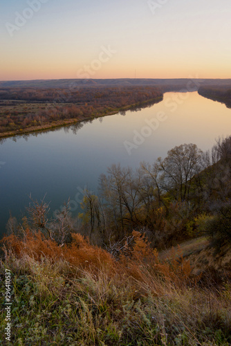 landscape of river "Don" (sunset)