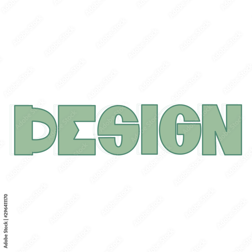 design lettering vector illustration isolated design lettering vector illustration isolated