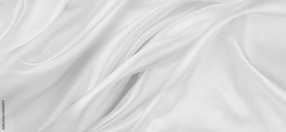 White silk fabric lines White silk fabric lines