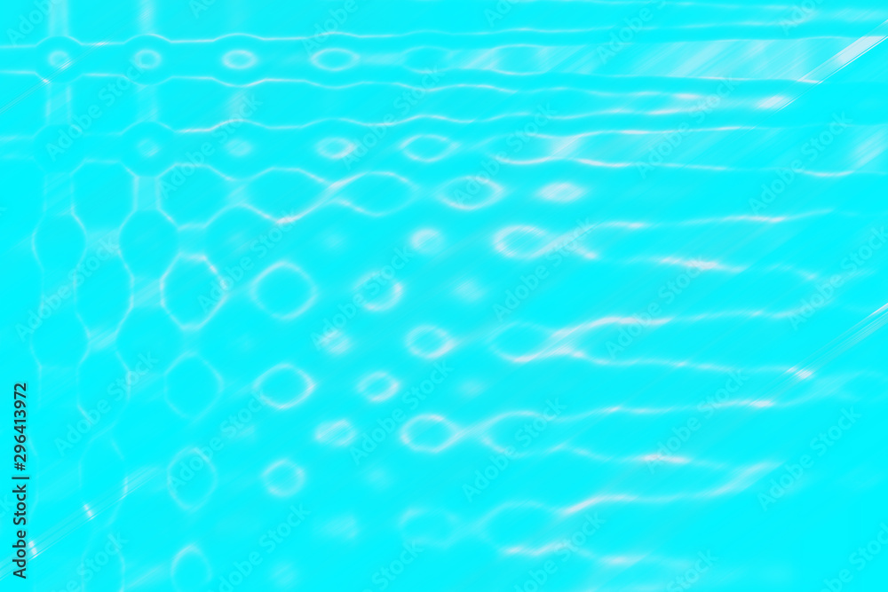 Fototapeta premium An abstract blue bubbles background image.