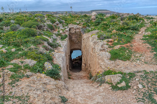 Obraz na płótnie Tal-Mixta Cave on Gozo, Malta w salonie