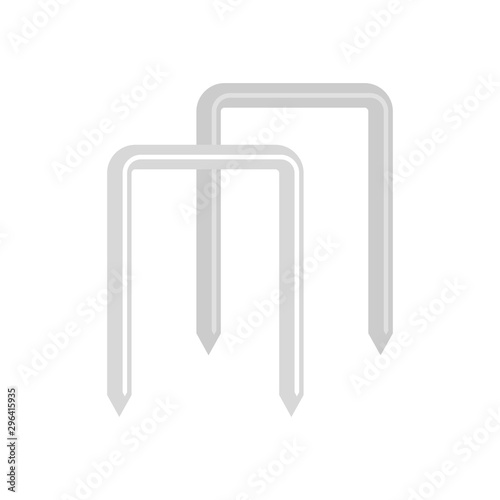 Croquet wicket icon. Flat illustration of croquet wicket vector icon for web design
