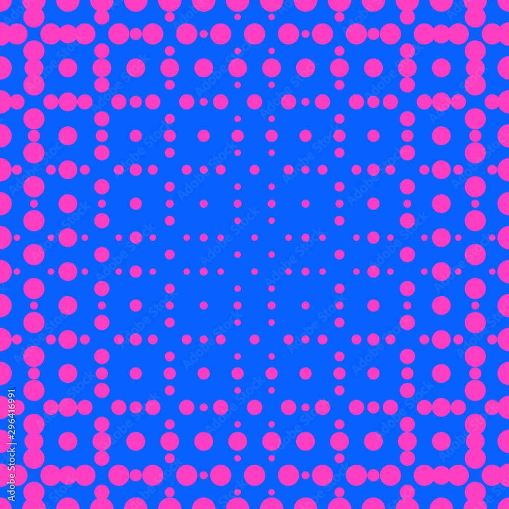 pattern pink circles blue background pattern pink circles blue background