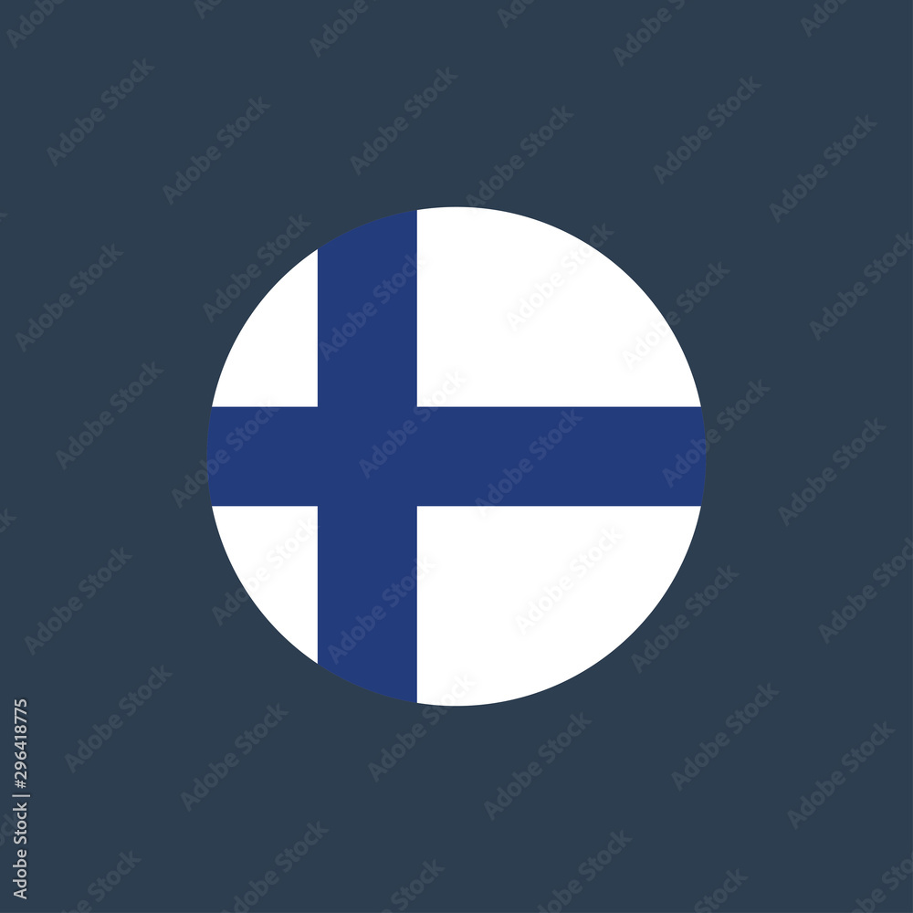 Fototapeta premium vector illustration of Finland flag