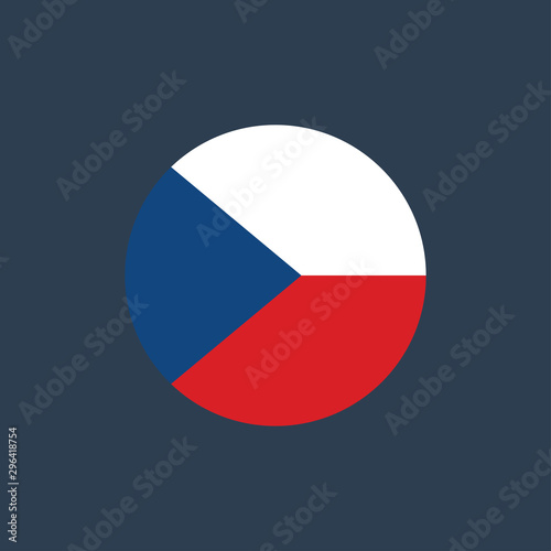 Free Download vector illustration of Czech Republic flag sign symbol - GFXLoad