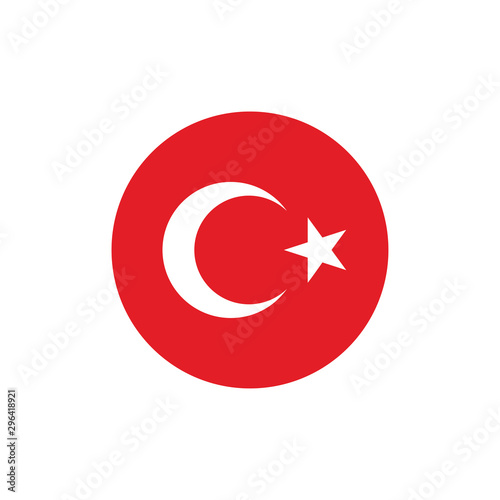 vector illustration of Turkey flag sign symbol