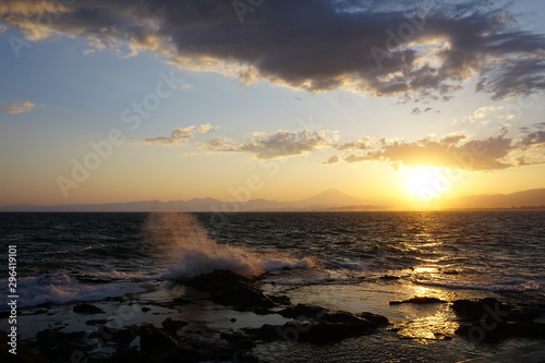 Enoshima Japan Fuji