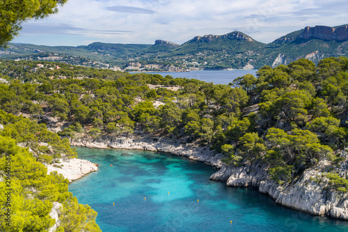 Amazing viewpoint on the cliffs, Calanques National Park near Cassis © Leonid