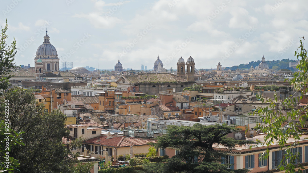 Rome city panorama