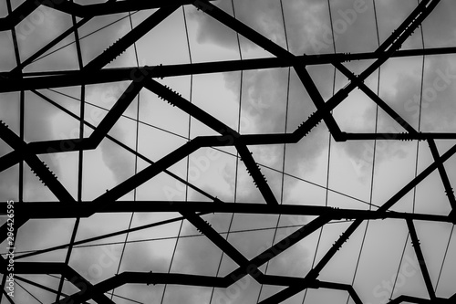 ceiling of modern building