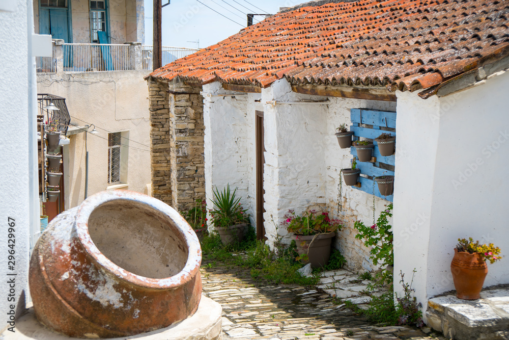 Old Village in Cyprus with historic buildings Old Village in Cyprus with historic buildings