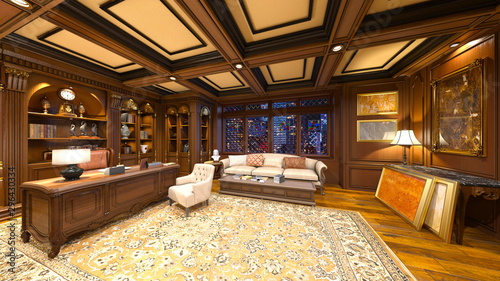 書斎 Stock イラスト Adobe Stock