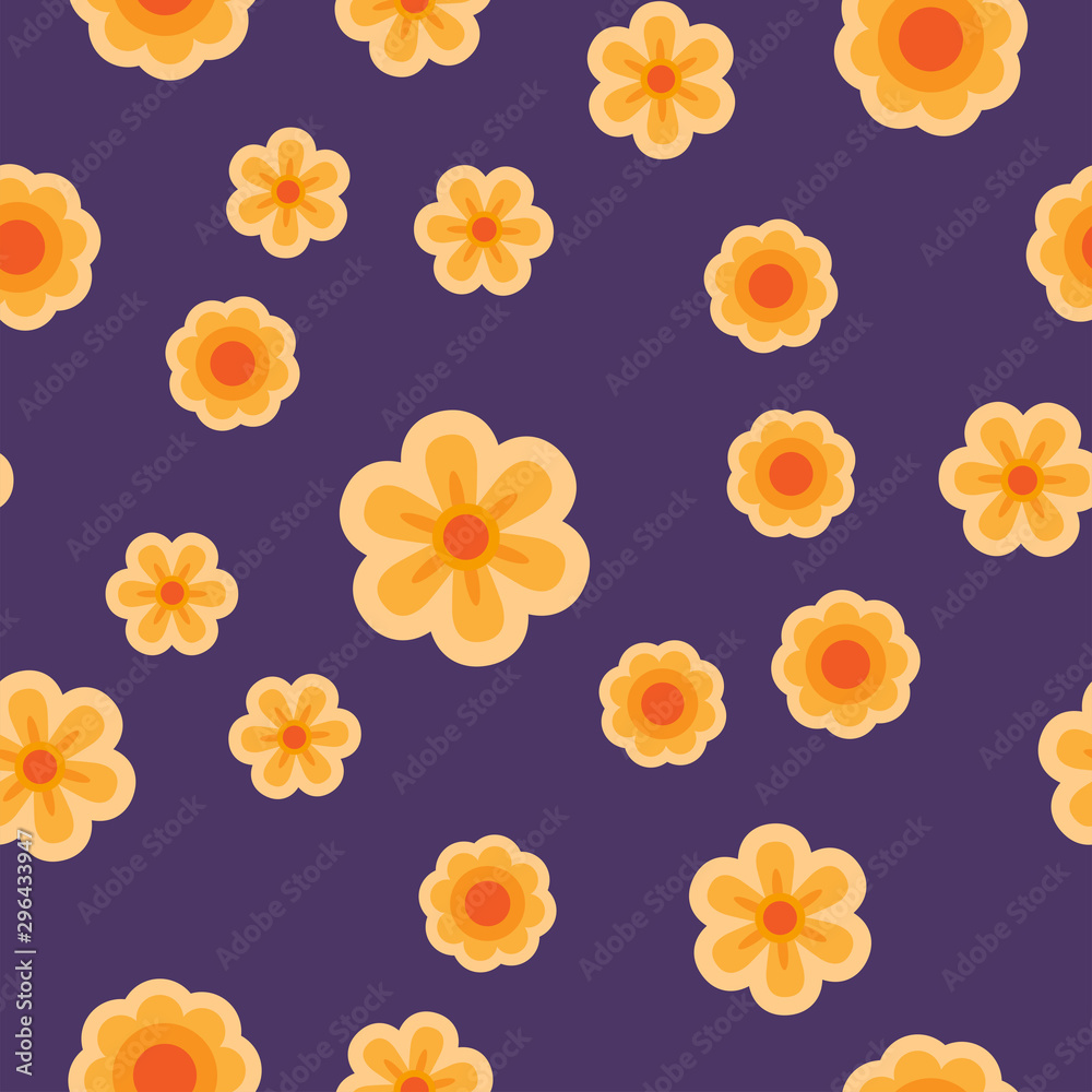 Day of the dead flowers, seamless pattern. Flower design texture. Day of the dead flowers, seamless pattern. Flower design texture.