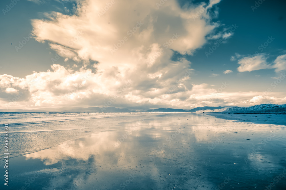 View on Glenbeigh Beach Kerry Ireland Rosbeigh landscape seascape