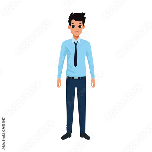 business man standing icon image