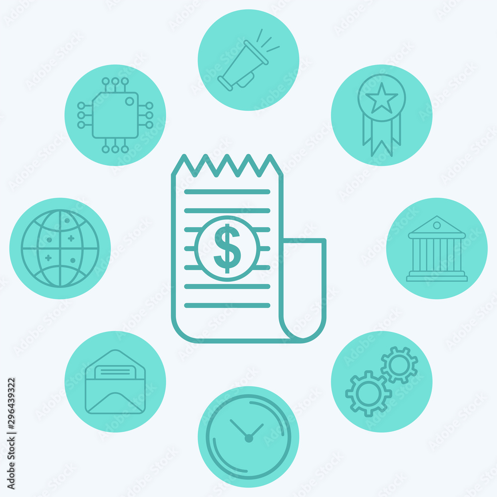 Invoice vector icon sign symbol Invoice vector icon sign symbol