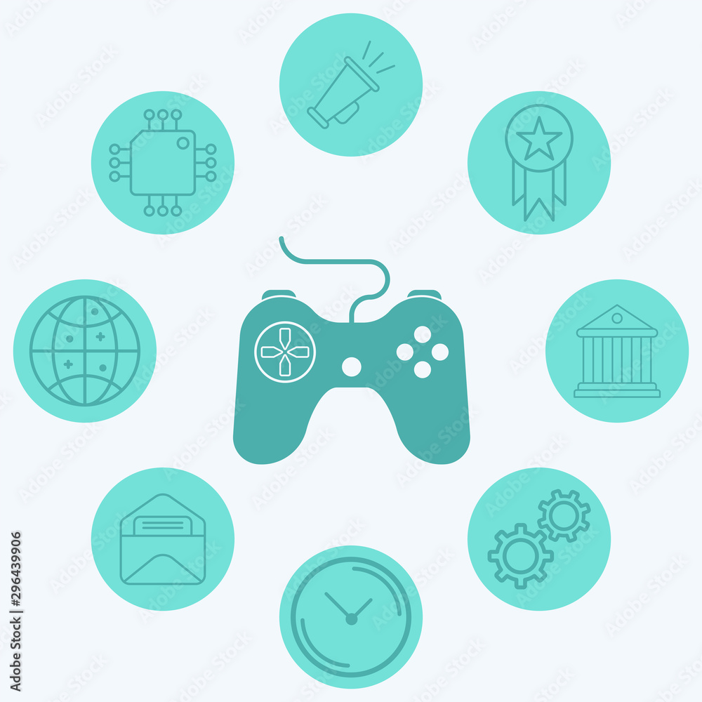 Joystick vector icon sign symbol Joystick vector icon sign symbol