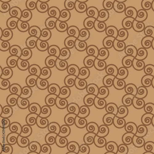 Simple batic seamless pattern vector design