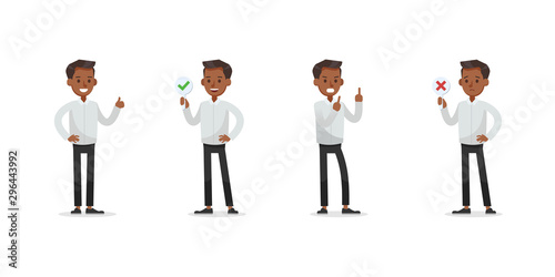 businessman character vector design