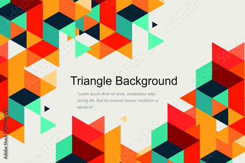 Triangle Background Elegant Eps 10