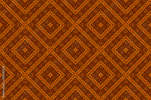 Textured pattern of an African fabric, orange color