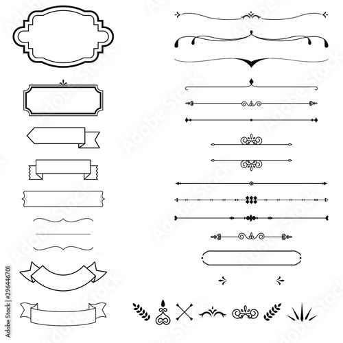 calligraphic design elements