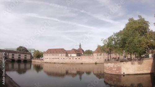 フランス・プティットフランスの観光地の様子